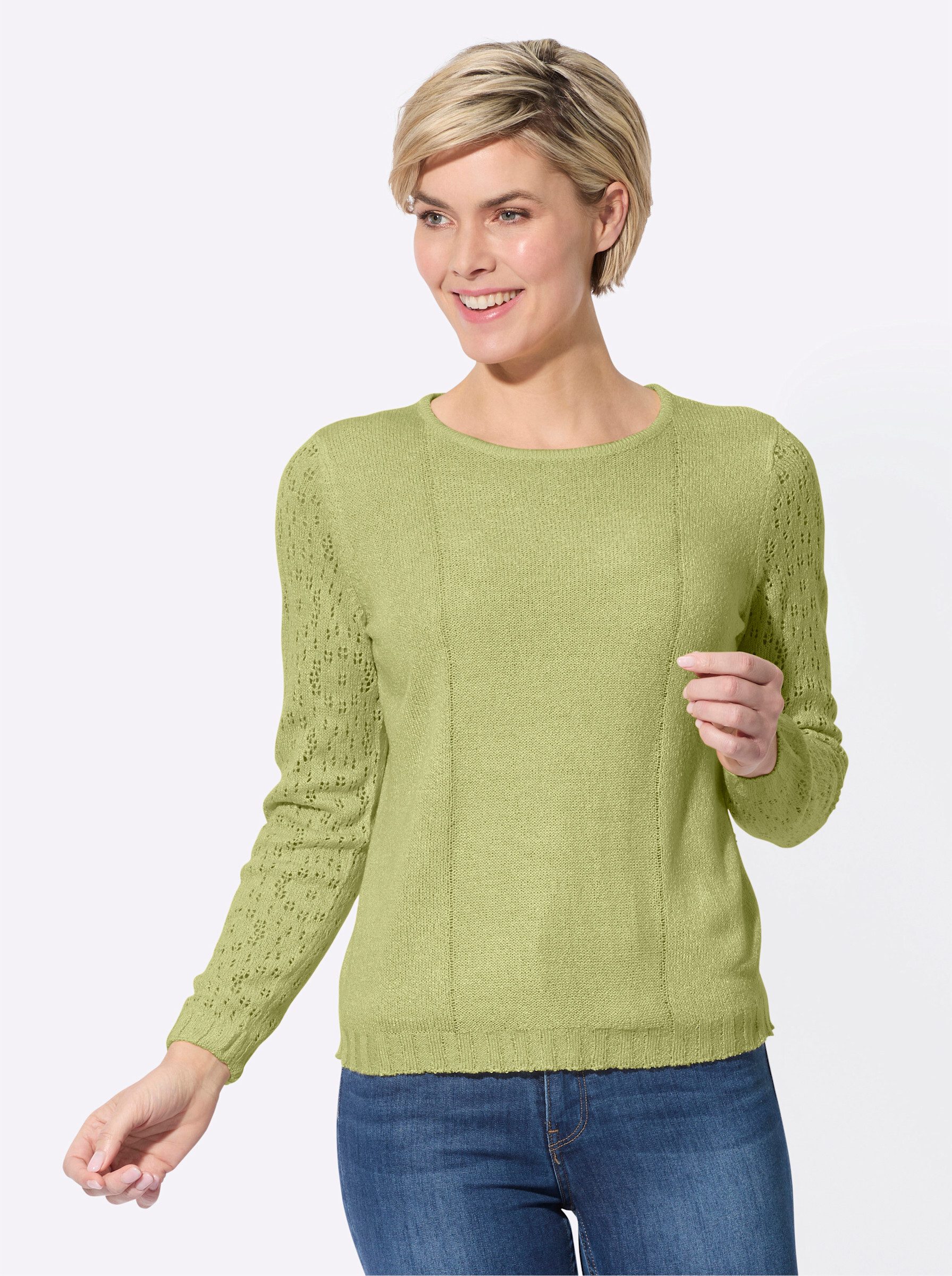 Strickpullover Ajourpullover