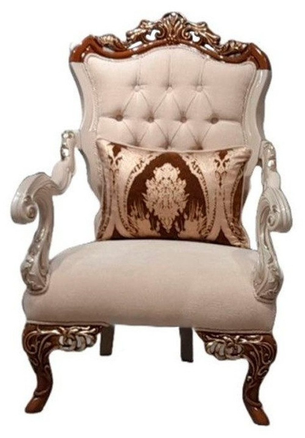Xlmoebel Sessel Chesterfield Sessel aus gestepptem Leder in klassischem Design (1-St., Sessel), Hergestellt in Europa