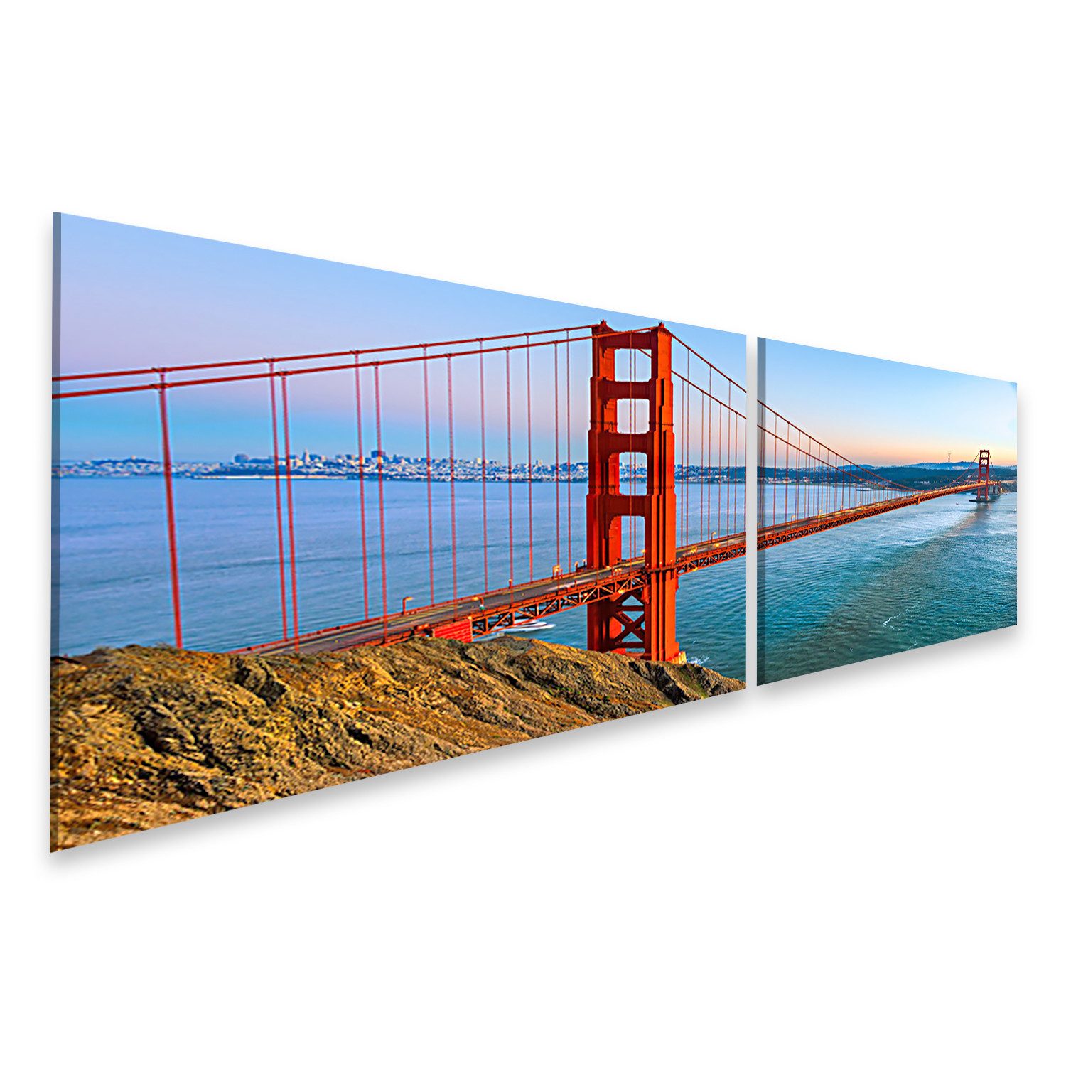 islandburner Leinwandbild Golden Gate Bridge San Francisco Kalifornien Usa