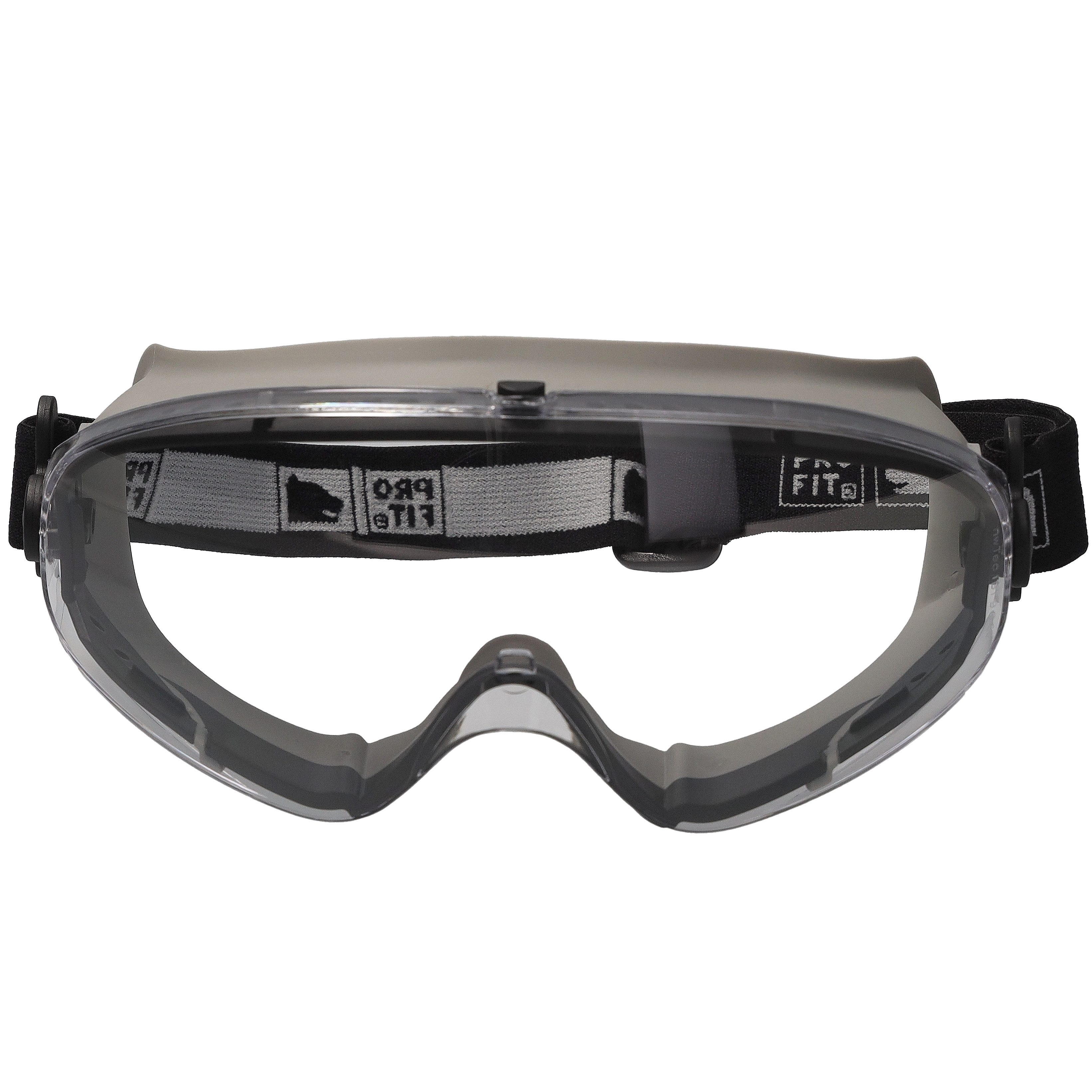 PRO FIT Arbeitsschutzbrille Monza Vollsichtbrille mit breitem Gummiband