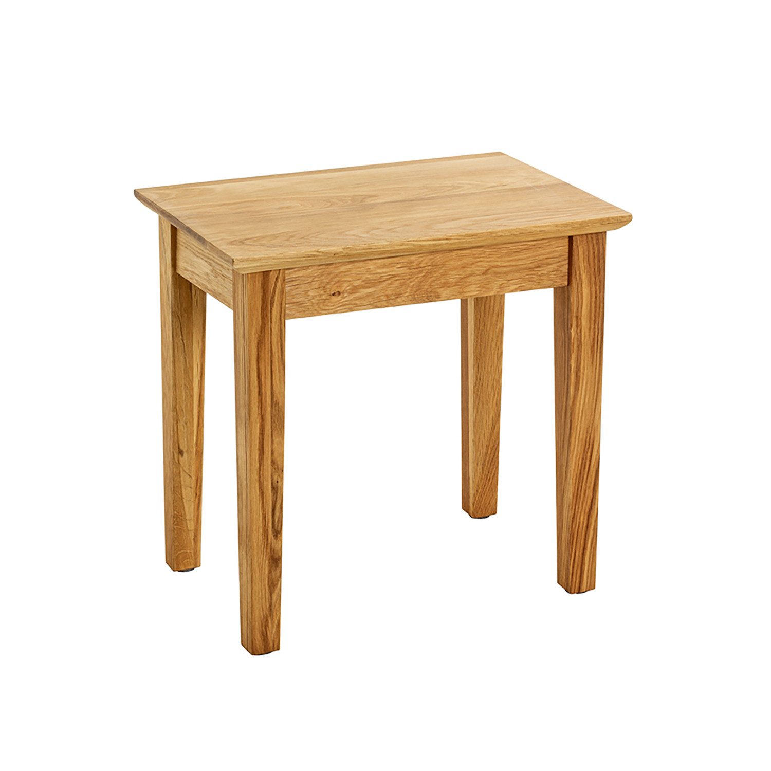 Beistelltisch Tisch - eiche - Massivholz - H. 42cm x B. 43cm - Sofatisch - Deko