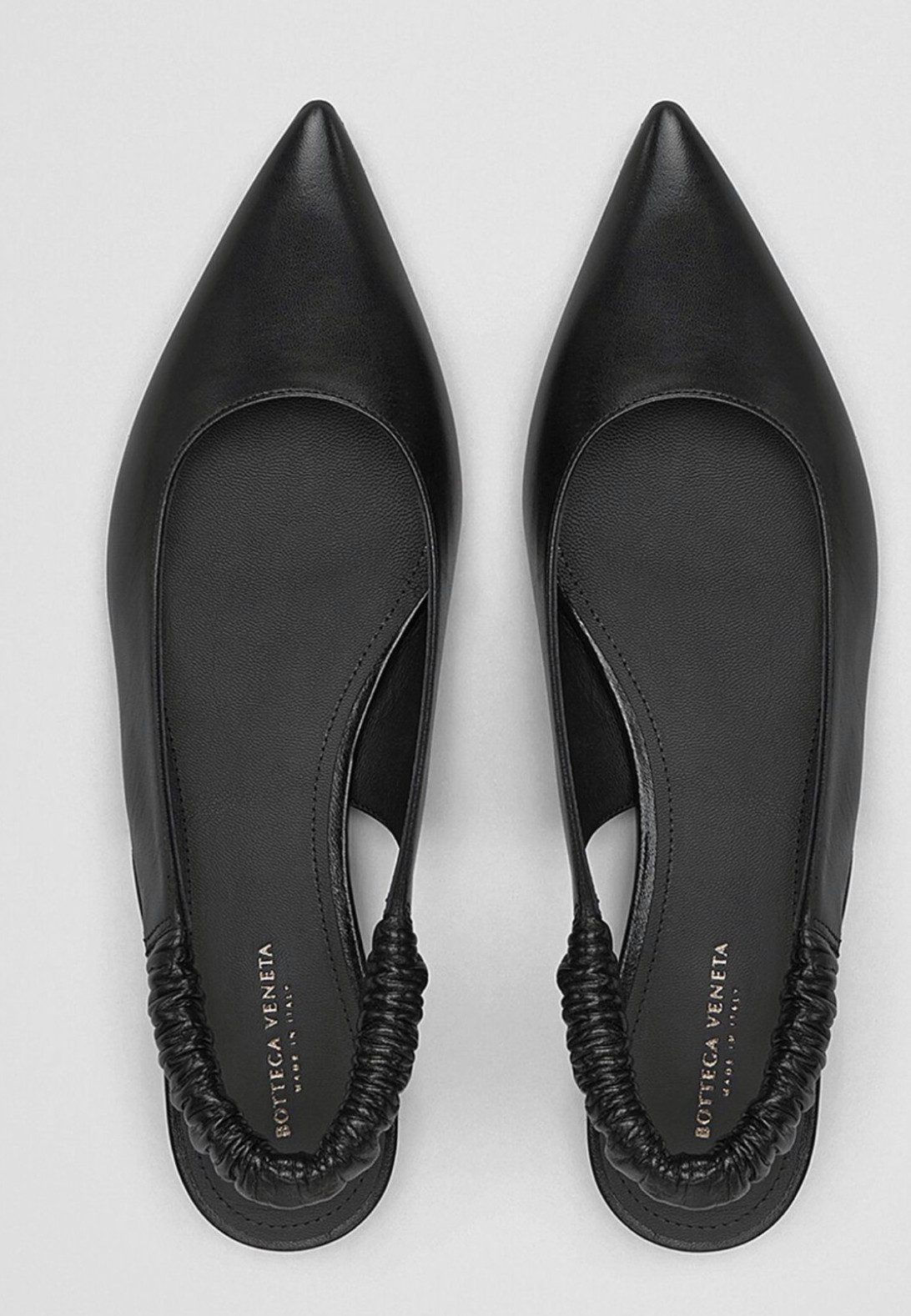 BOTTEGA VENETA Slingback Ballet Flats Slides Pantolette Mules Sandale