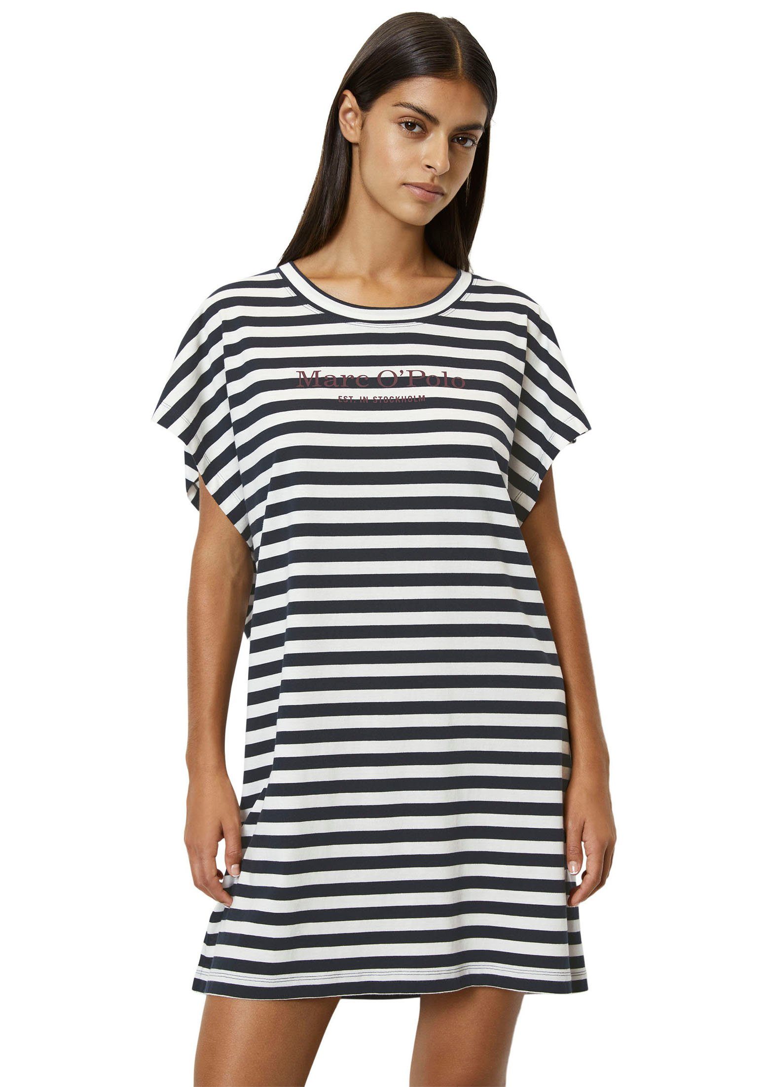 Marc O'Polo Nachthemd Mix & Match Cotton-Woven mit überschnittenen Schulter günstig online kaufen