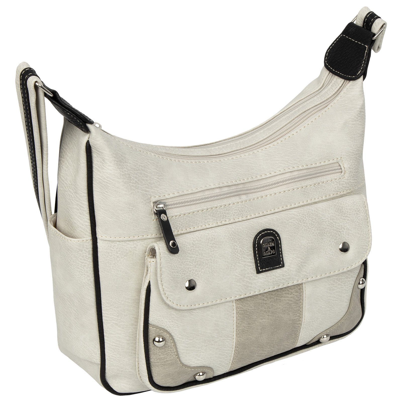 Umhängetasche Damen Tasche Schultertasche Umhängetasche Leder Optik Handtasche