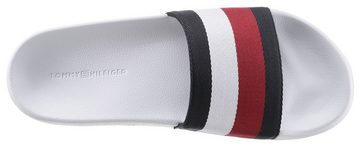 Tommy Hilfiger ESSENTIAL CORP SLIDE Pantolette mit gestreifter Bandage