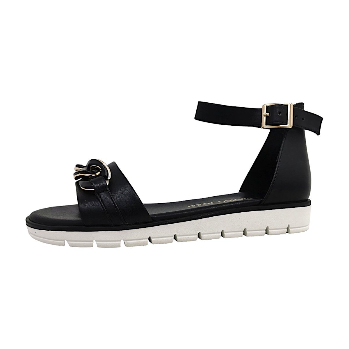MARCO TOZZI 2-28384-42, Sandalias De Tacón Mujer, Negro, 40 EU