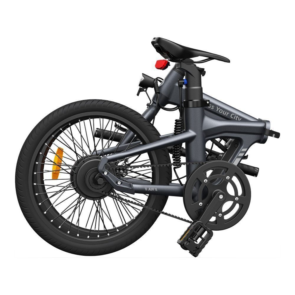 ADO E-Bike Air 20 Faltbares E-Fahrrad Revolution, Ultraleichtgewicht 17,5  KG, 1 Gang, Heckmotor, ebike Damen/Herren,Lampe