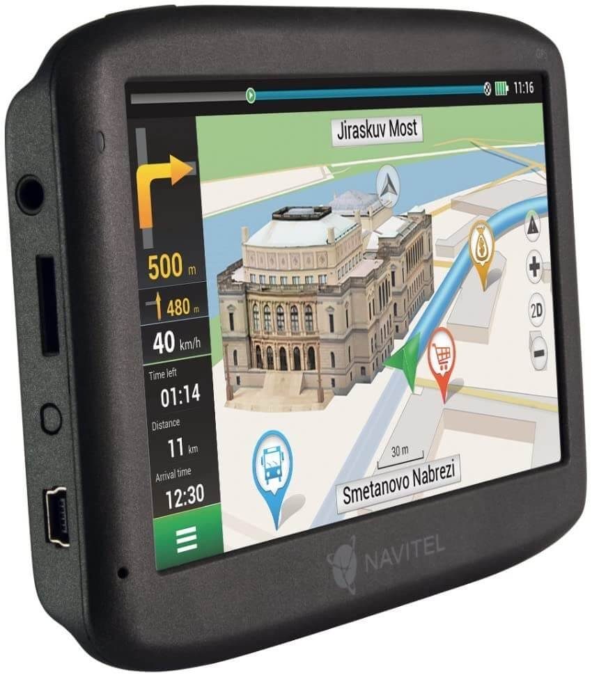 Navitel von Datenbank vorinstalliert E500 (POI) Navigationssystem mit Zoll Europa (47 Navigator, NAVITEL 5 (Europa umfangreiche Länder), GPS Navigationsgerät Karte Interessenpunkten