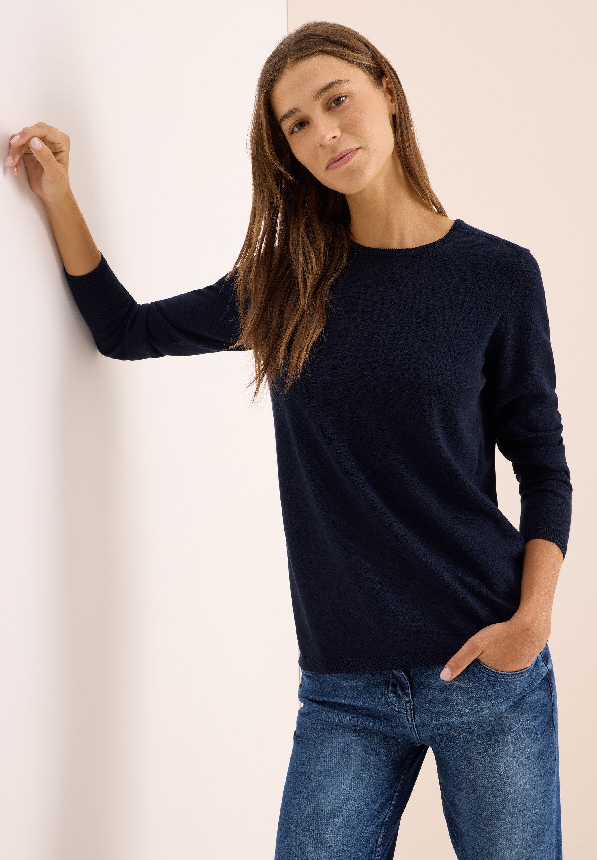 CECIL Strickpullover mit feinem Detail an günstig online kaufen