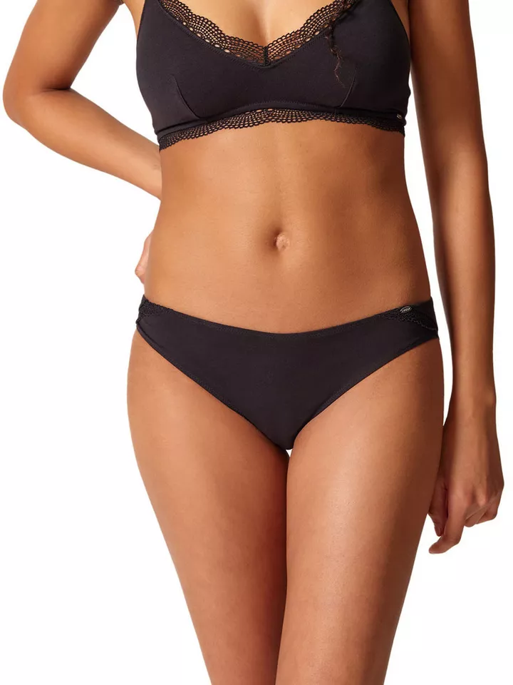 SKINY Bikinislip Damen Rio Slip 2er Pack Classicotton (Packung, 2-St) Elastisch, elastisch, Uni, feminin