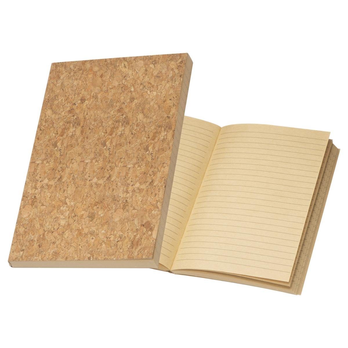 Notizbuch Notizbuch mit Korkumschlag / A5 / 192 recycelte Seiten liniert