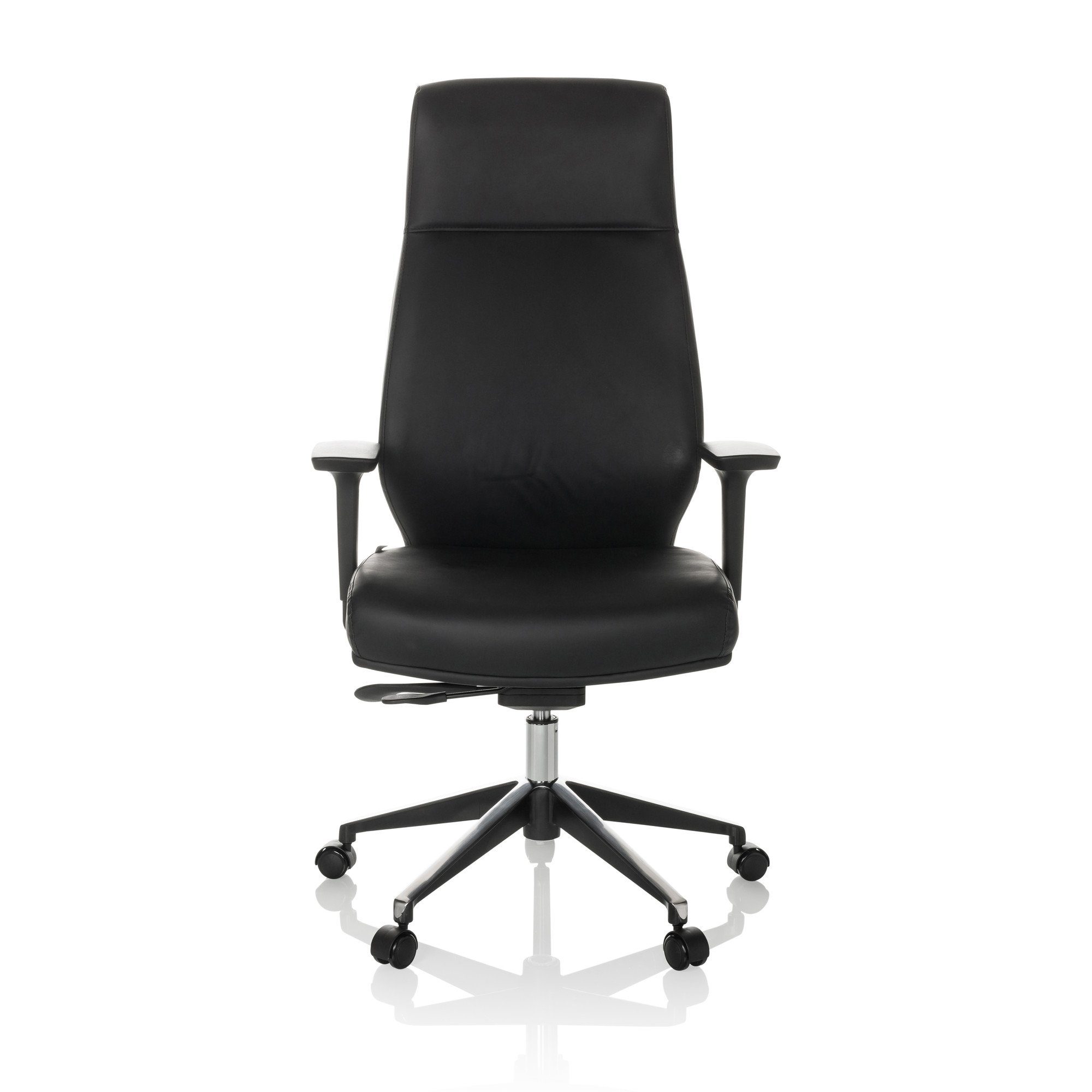 hjh OFFICE Chefsessel Profi Chefsessel VITORO ECO Kunstleder, Drehstuhl Bürostuhl ergonomisch Schwarz