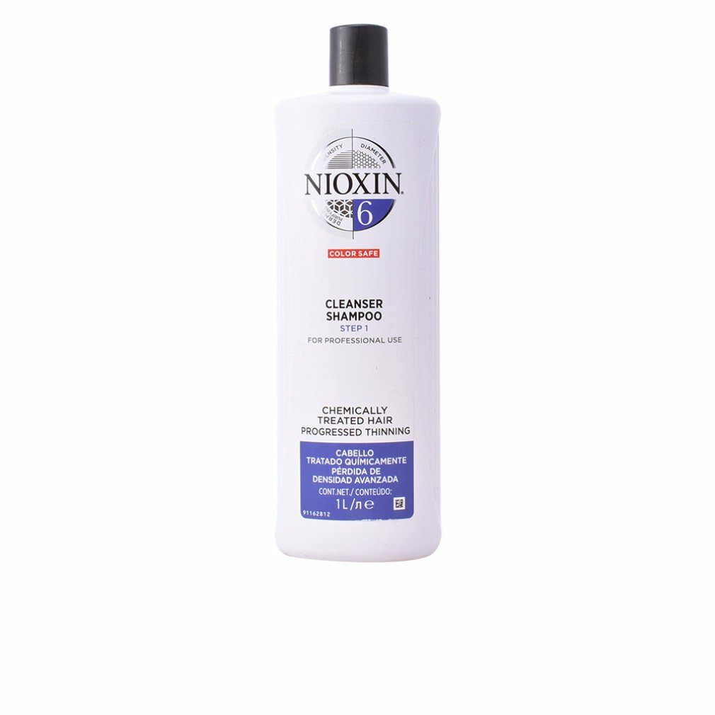 Nioxin Haarshampoo SYSTEM 6 shampoo volumizing very weak coarse hair 1000 ml