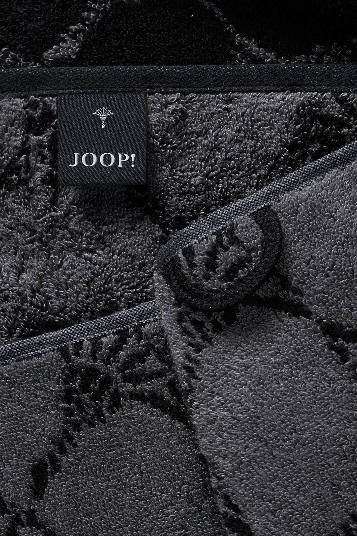 JOOP! CLASSIC CORNFLOWER Schwarz Saunatuch Textil - LIVING Joop! (1-St) Saunatuch,