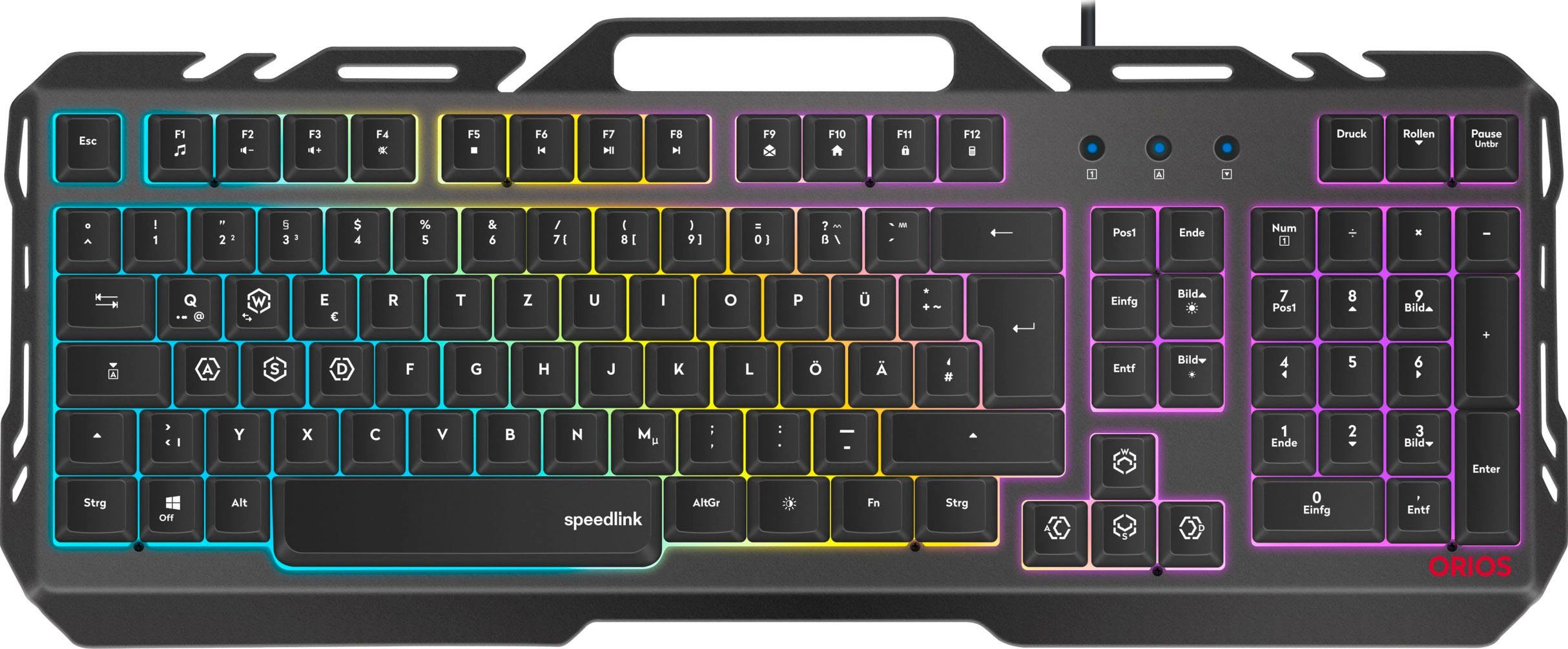 Gaming-Tastatur Metal Speedlink ORIOS