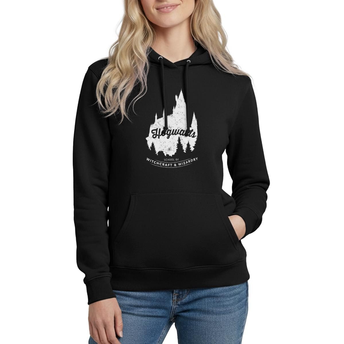 Hoodie Harry Potter Hogwarts School Schule Damen Hoodie