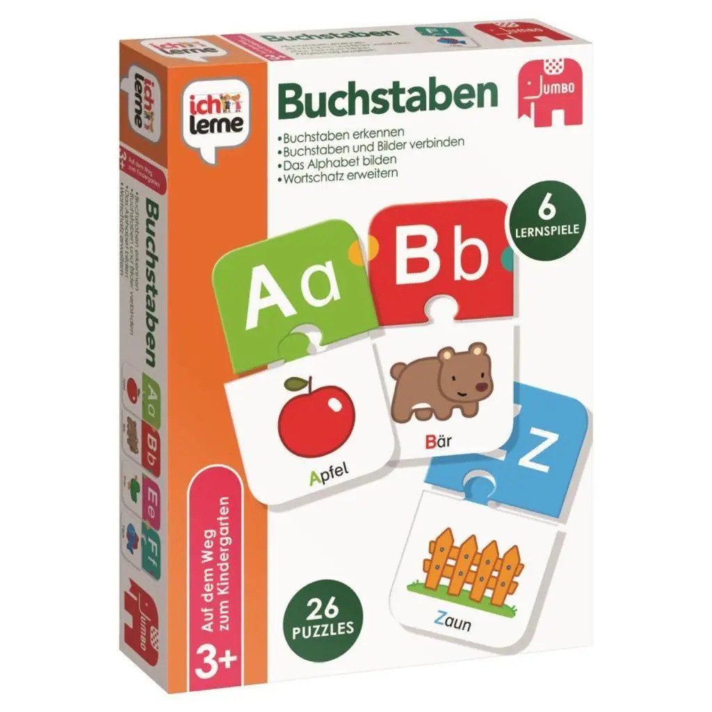 Jumbo Spiele Puzzle Ich lerne Buchstaben, Puzzleteile günstig online kaufen