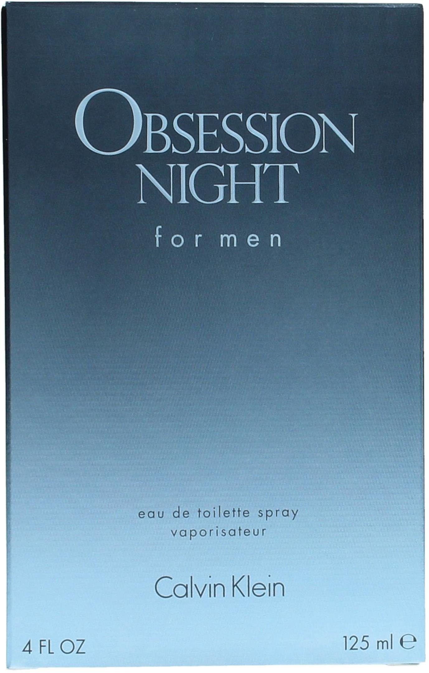 Calvin Klein Eau de Toilette Obsession Night for Men, mit orientalischer Durftnote