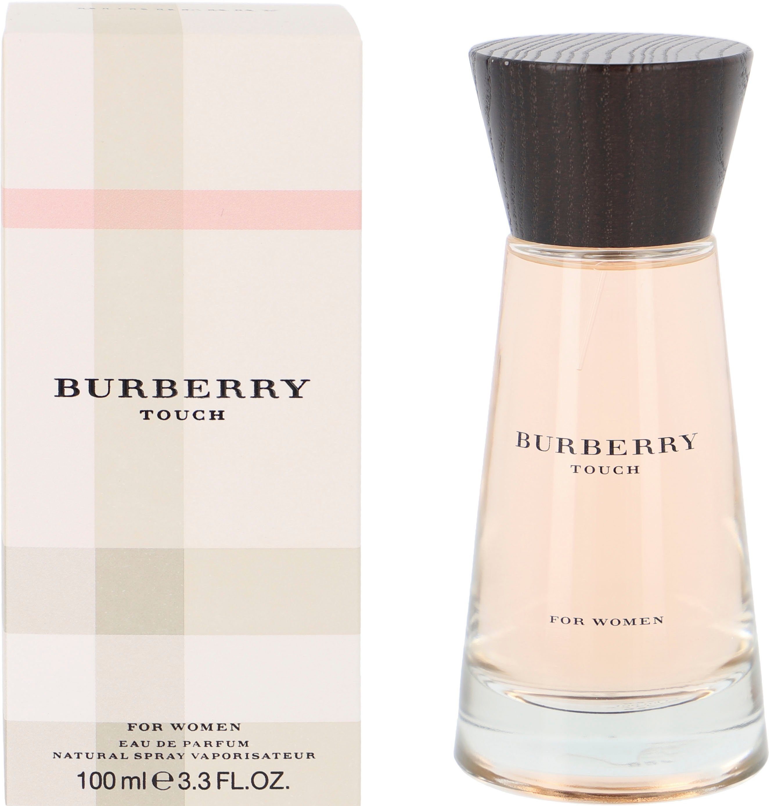 BURBERRY Eau de Parfum TOUCH EDP, mit einem Hauch Rosenöl