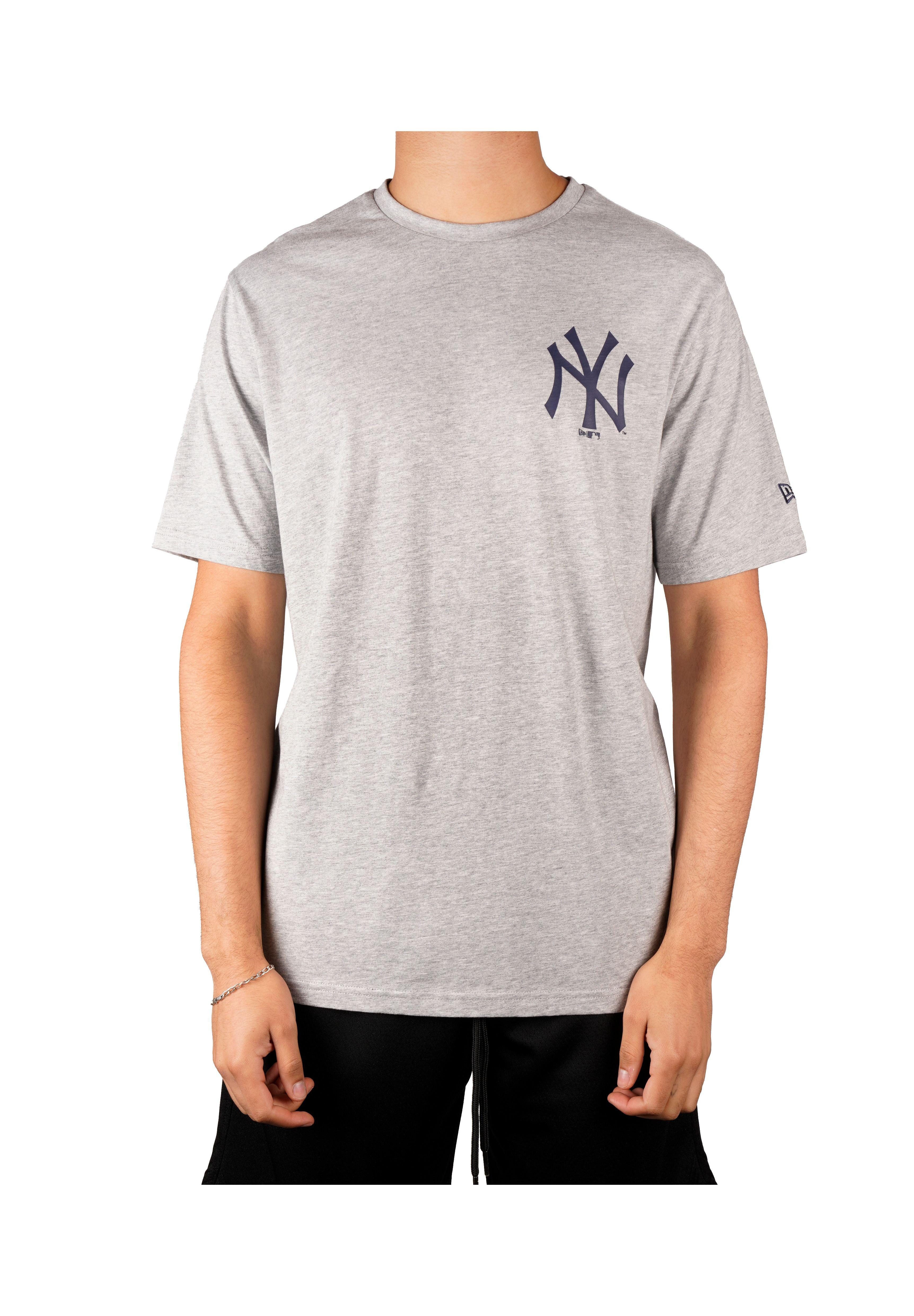 New Era T-Shirt New York Yankees New Era MLB Pennant Graphic Tee T-Shirt Grau (1-tlg)