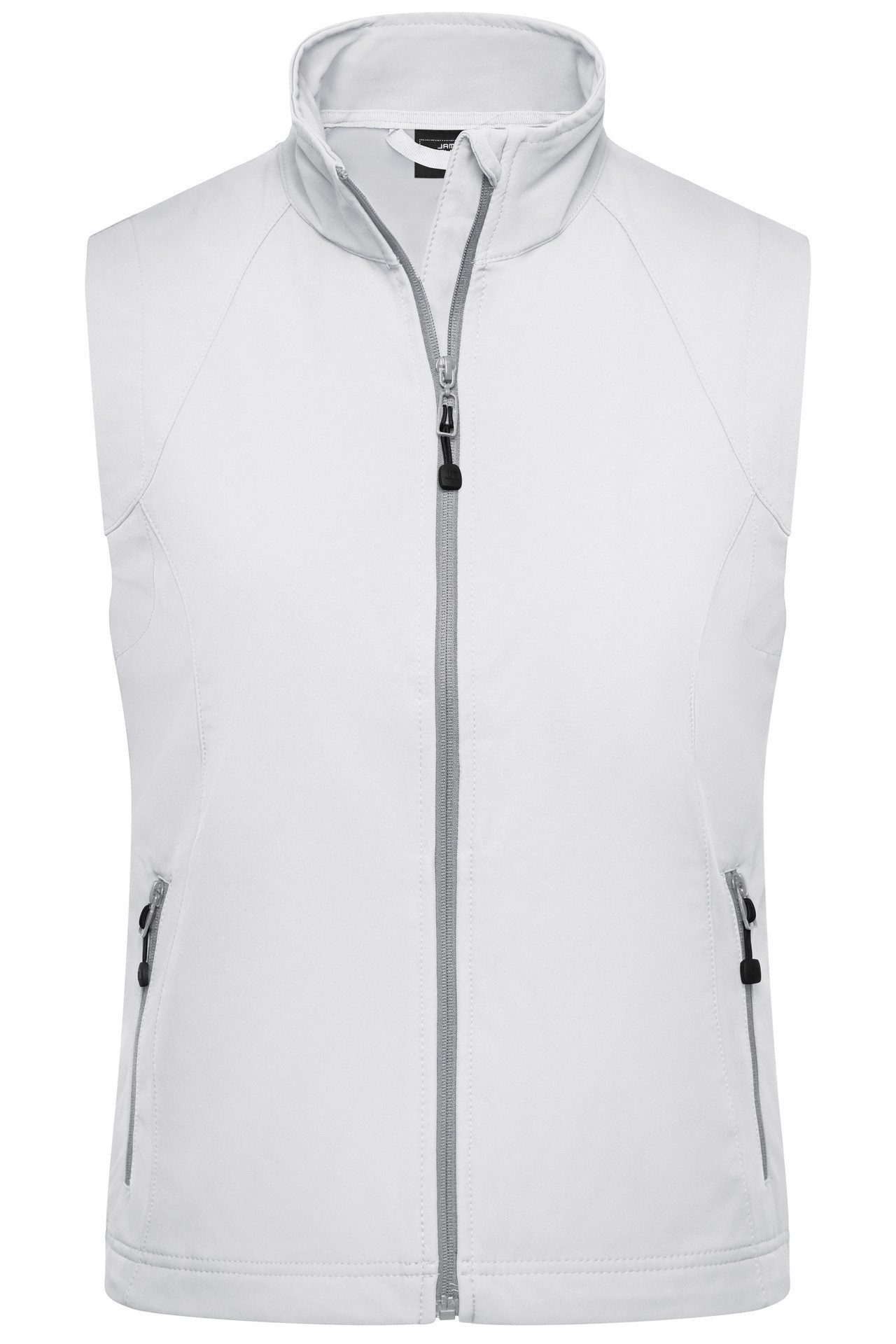 James & Nicholson Softshellweste Taillierte Damen Weste aus elastischem Softshell JN1023 elastischer Saum mit Kordelregulierung