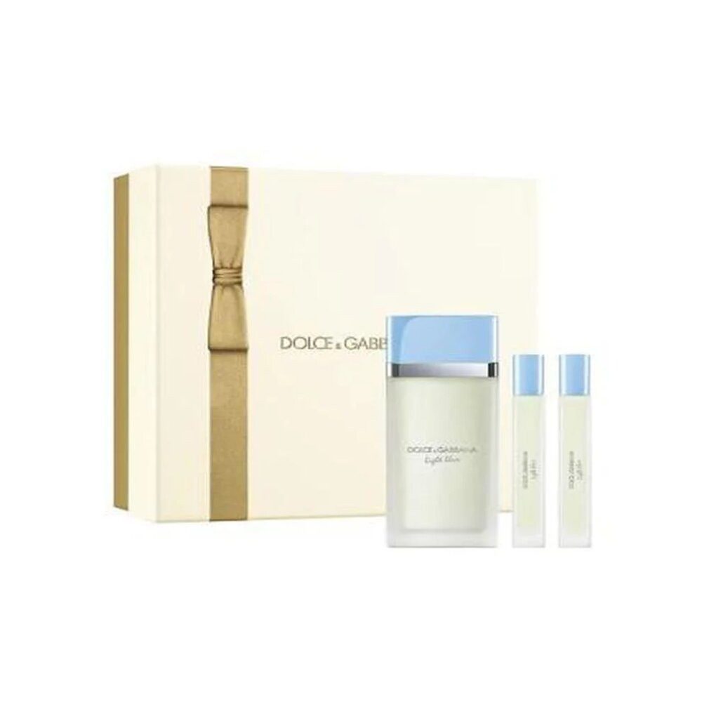 DOLCE & GABBANA Duft-Set Hellblau EDT 100 ml + 2 x EDT MinL (Frau)