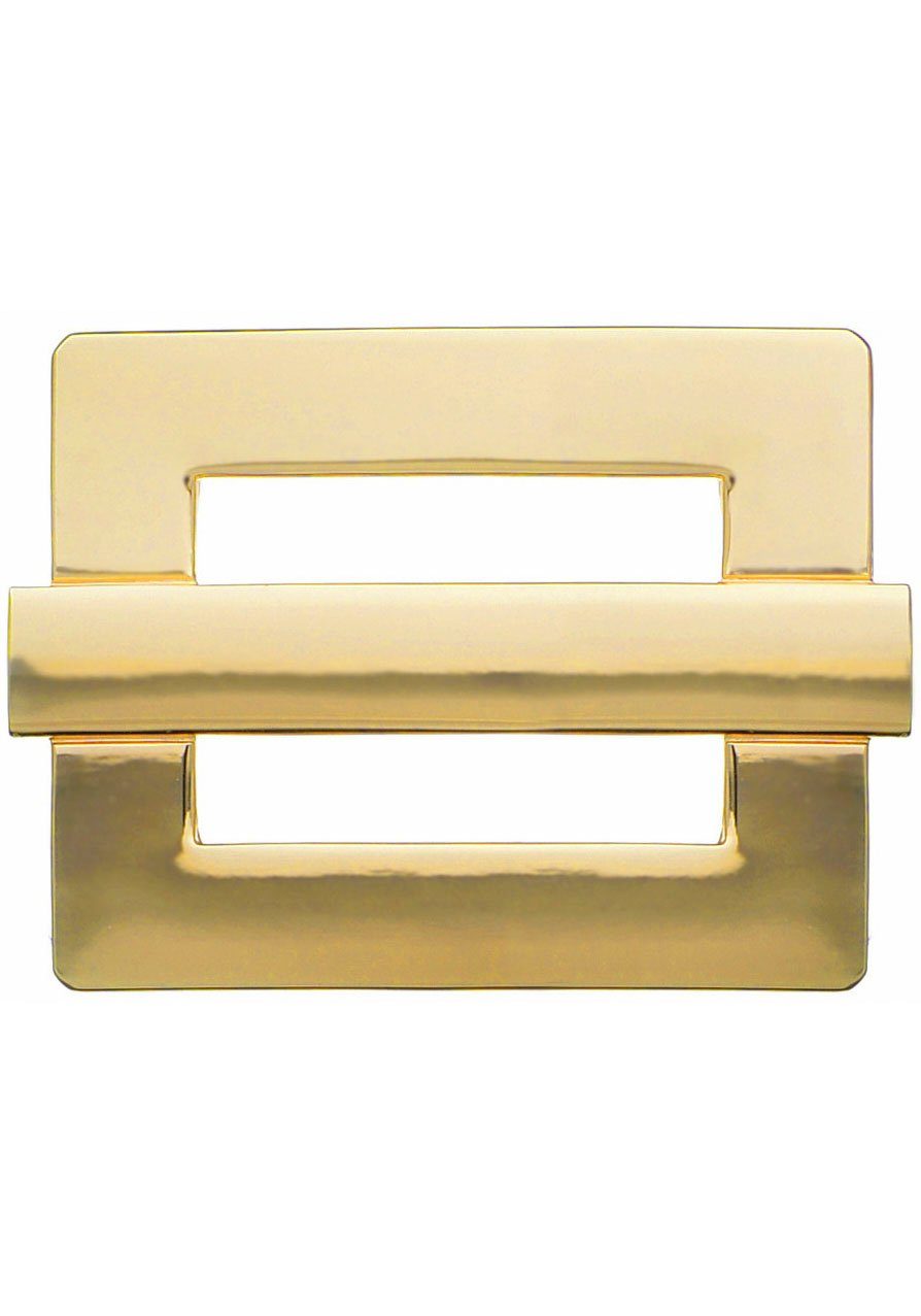 Rettungsring Ремни Ремниschnalle Wechselschnalle »Viereck Mit Steg Gold«