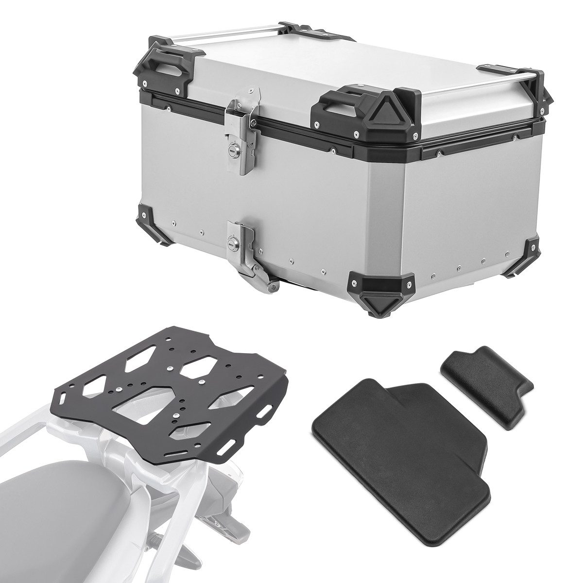 Bagtecs Schraube Set Alu Topcase + Gepäckbrücke passend für BMW G 310 GS 17-25 # XB65 s