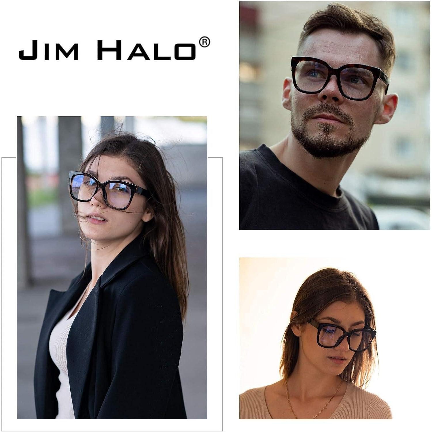 LuxusKollektion Brille Blaulichtblocker Brille Damen Quadratisch Retro Leicht