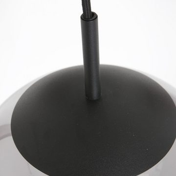 click-licht Hängeleuchte Pendelleuchte Bollique in Schwarz E27 3-flammig rund, keine Angabe, Leuchtmittel enthalten: Nein, warmweiss, Hängeleuchte, Pendellampe, Pendelleuchte