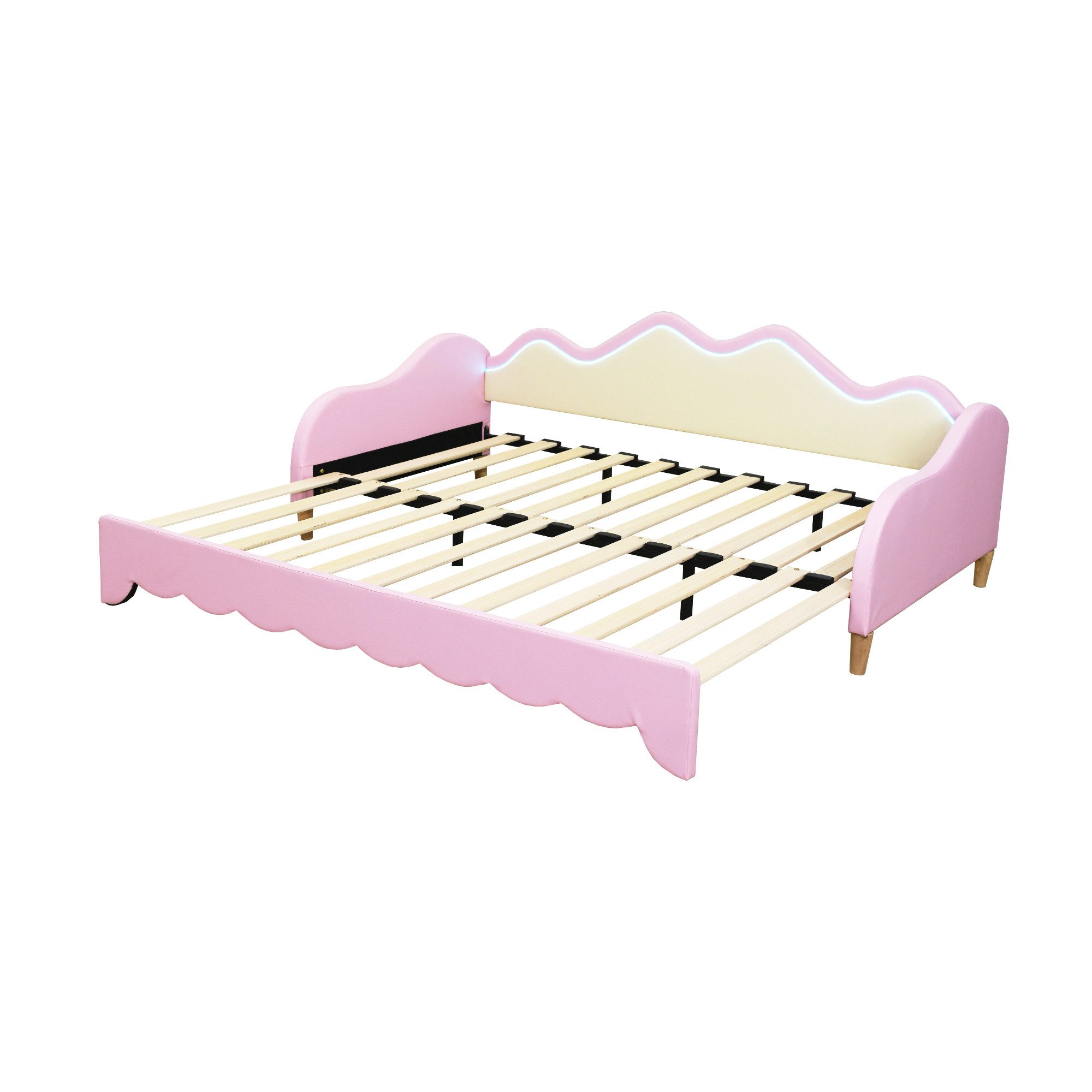 MODFU Schlafsofa 2-in-1 Multifunktions-Polsterbett, Kinderbett aus günstig online kaufen