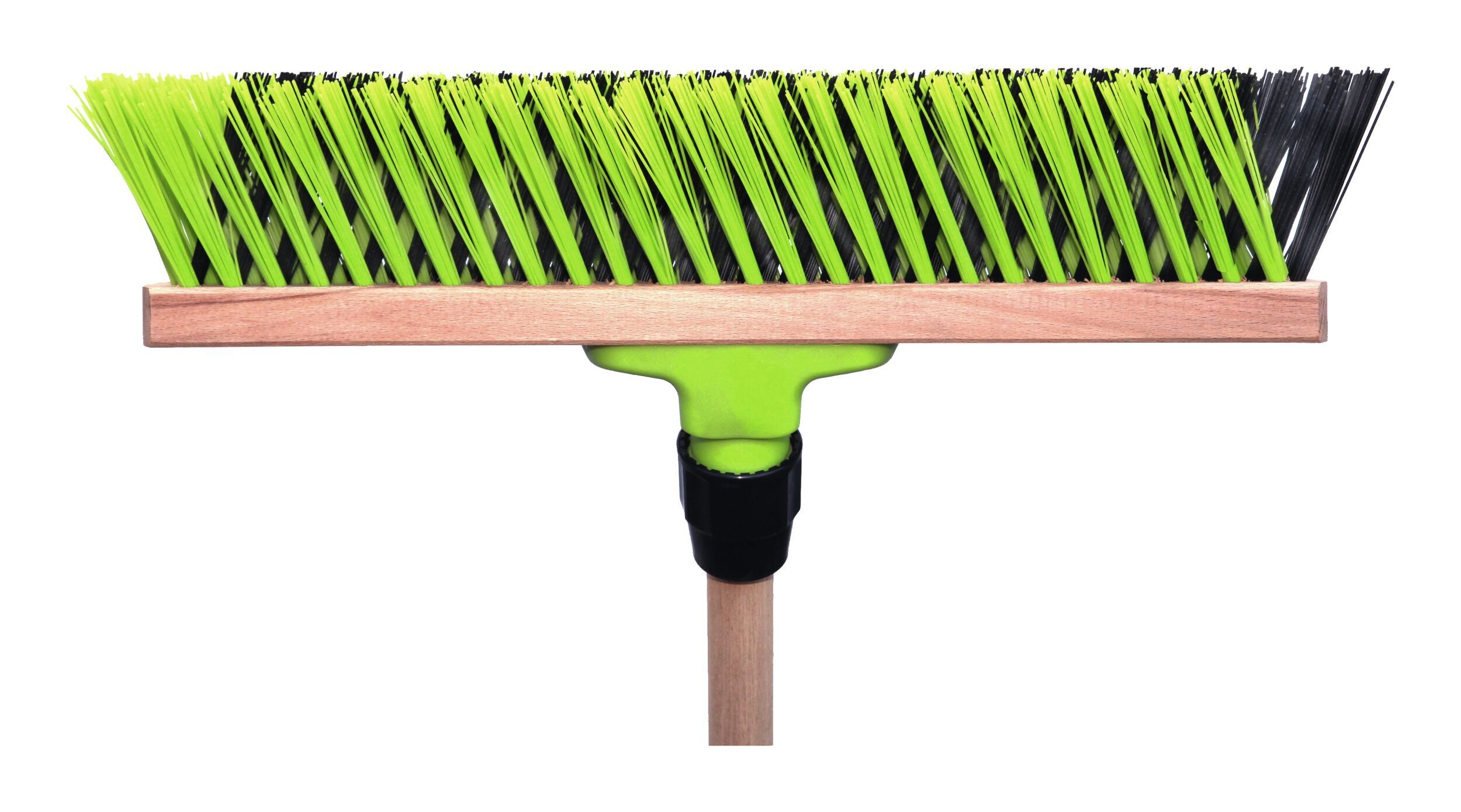 Floraworld Laubbesen, mit 140 cm langem Stiel, Garten- und Straßenbesen PVC-X-Borsten Elaston 40 cm mit Stiel