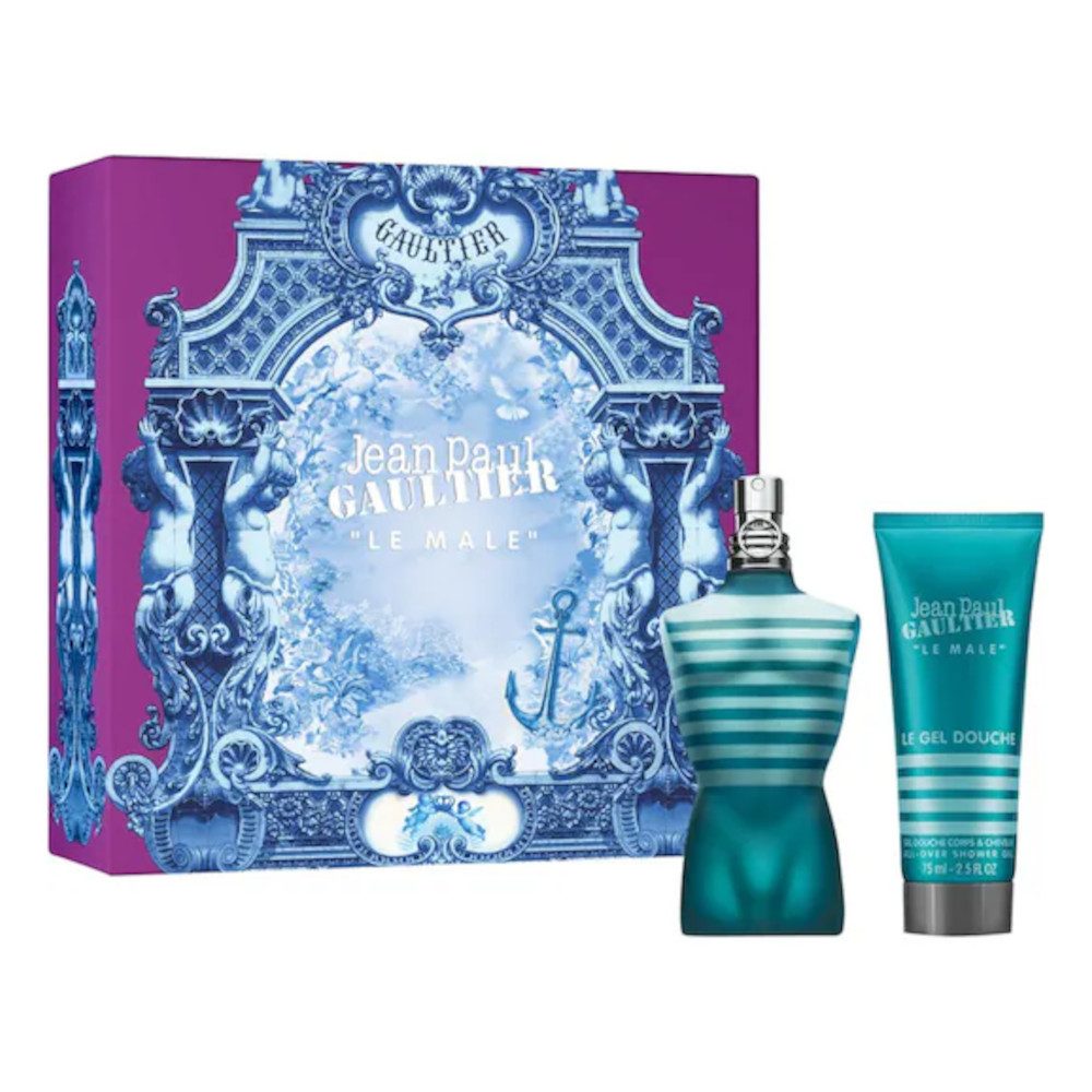 JEAN PAUL GAULTIER Pflege-Geschenkset von Le Male Geschenkset 2 tlg: Toilette Spray 75 ml + Shower Gel 75 ml