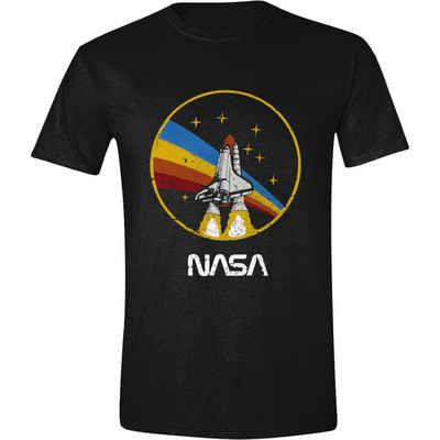 Close Up T-Shirt Nasa TShirt Rocket Circle S