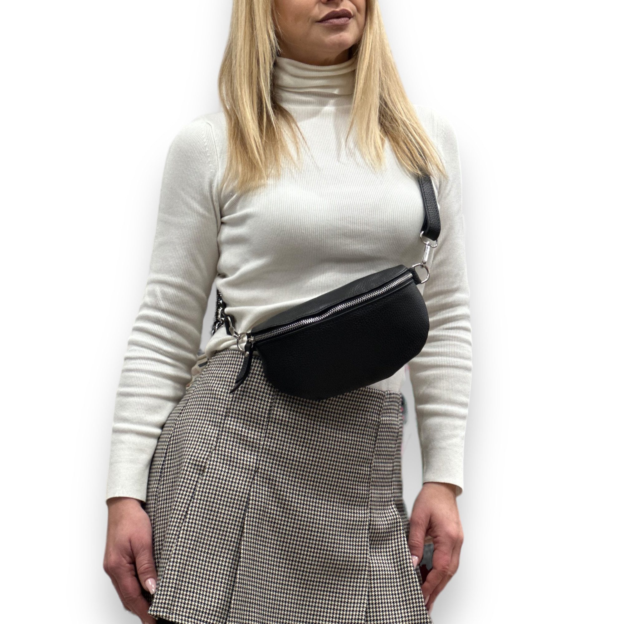 inovesis Umhängetasche Bauchtasche Leder, Umhängetasche,Damen, Crossbody ba günstig online kaufen