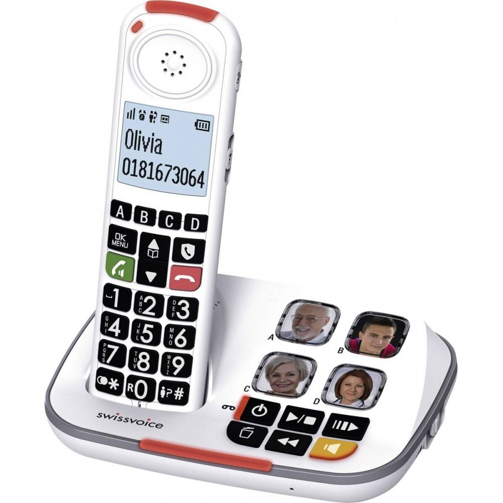 Swissvoice Xtra 2355 - Großtastentelefon - weiß Großtastentelefon