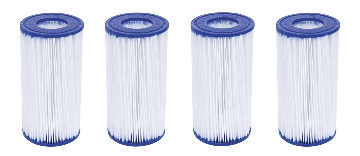 Pool-Filterkartusche 4er Set Bestway Filterkartusche Gr. III Pumpenfilter