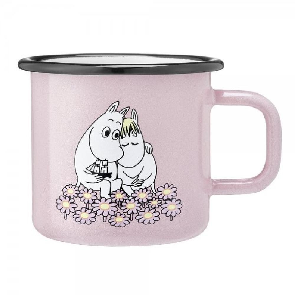 Muurla Kindergeschirr-Set Tasse Mumins Together Rosa (370 ml)