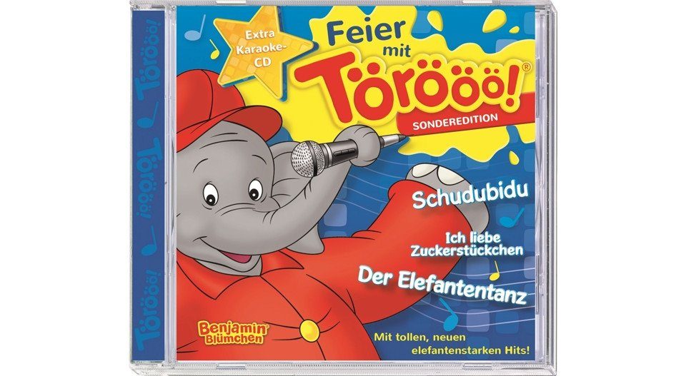 Hörspiel-CD Benjamin Blümchen - Feier mit Törööö! Sonderedition, 2 Audio-CDs
