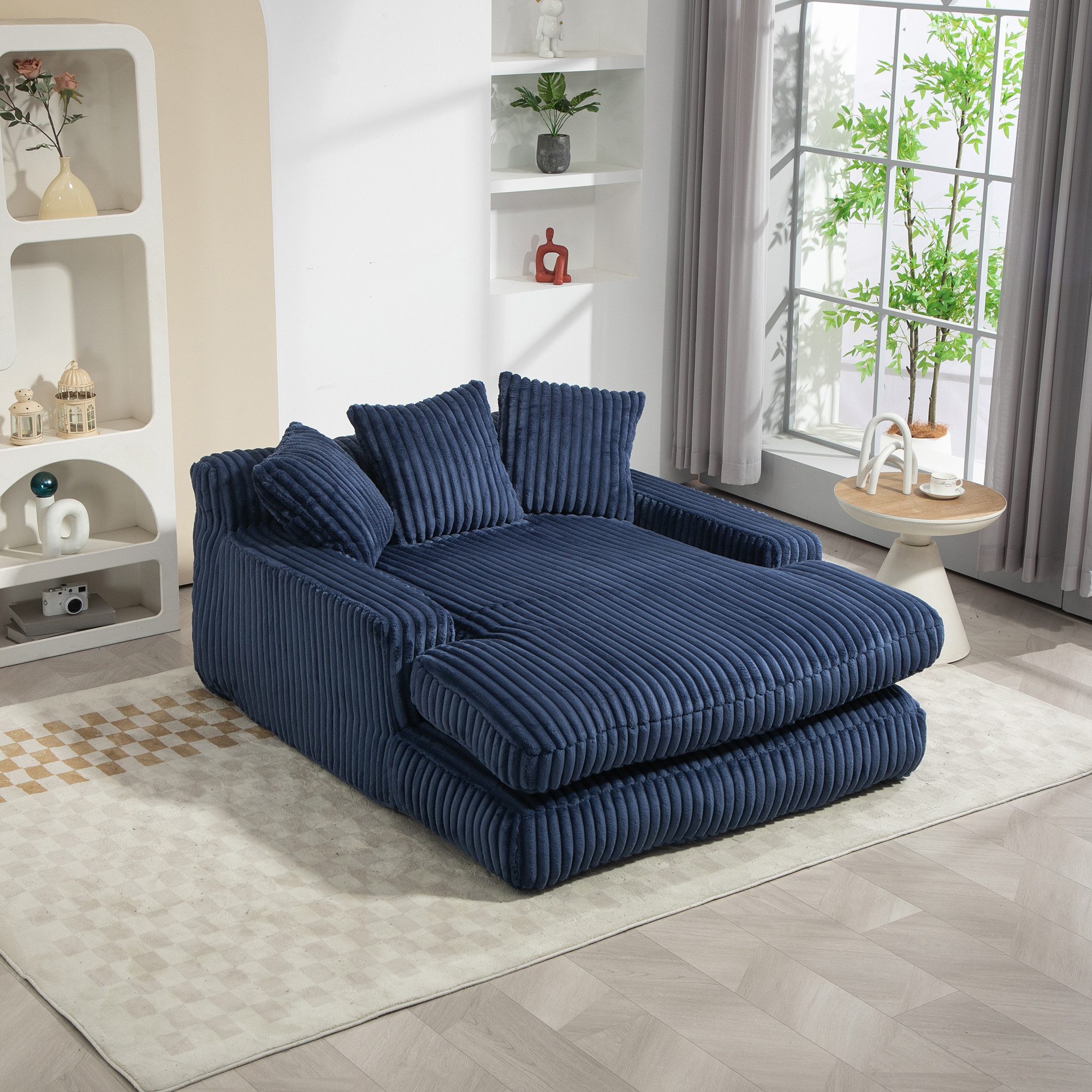 Celya Sofa Cord-Schlafsofa mit 3 Kissen,Bequemes günstig online kaufen