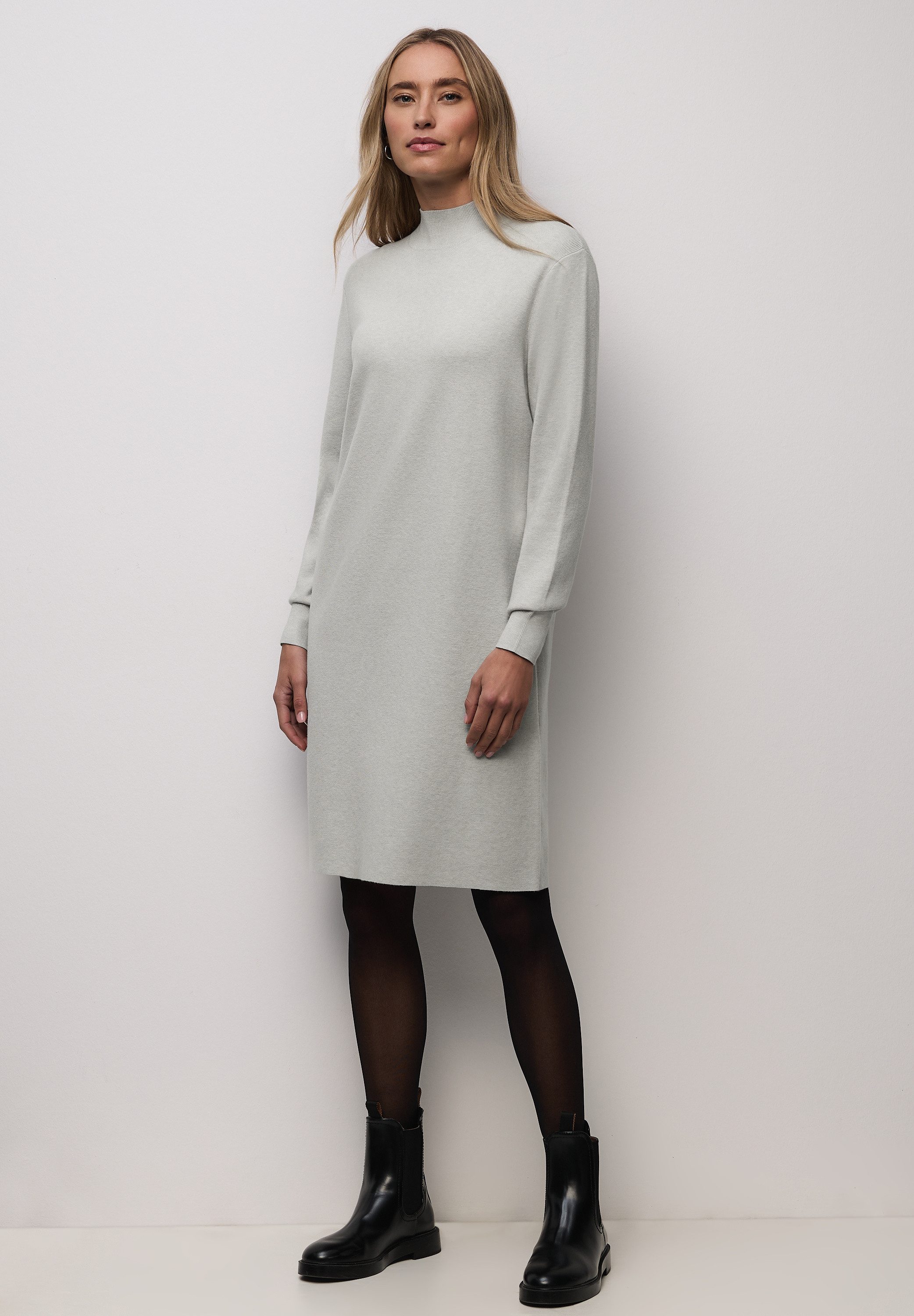 STREET ONE Strickkleid knielang günstig online kaufen