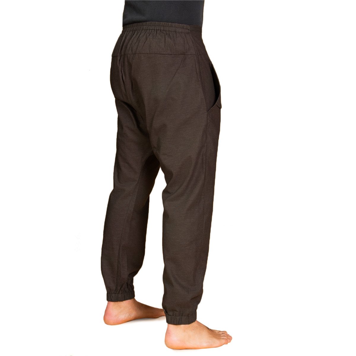 PANASIAM Haremshose Yogipants Typ2 Baggy Haremshose aus weicher Baumwolle bequeme Yogahose Unisex Freizeithose für Damen und Herren