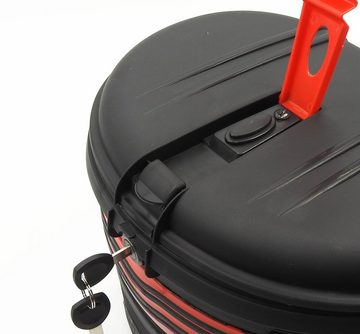 Diedrich Filmer GmbH Gepäckträgertasche Travel II, Fahrrad Koffer 20L Gepäckträgerkoffer Fahrradkorb Helm Korb Topcase