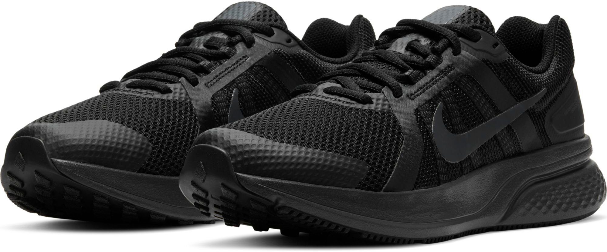 nike run swift black and orange