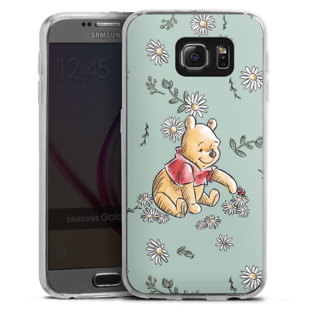 DeinDesign Handyhülle Winnie Puuh Disney Offizielles Lizenzprodukt Daisy and Bug Love, Samsung Galaxy S6 Slim Case Silikon Hülle Ultra Dünn Schutzhülle