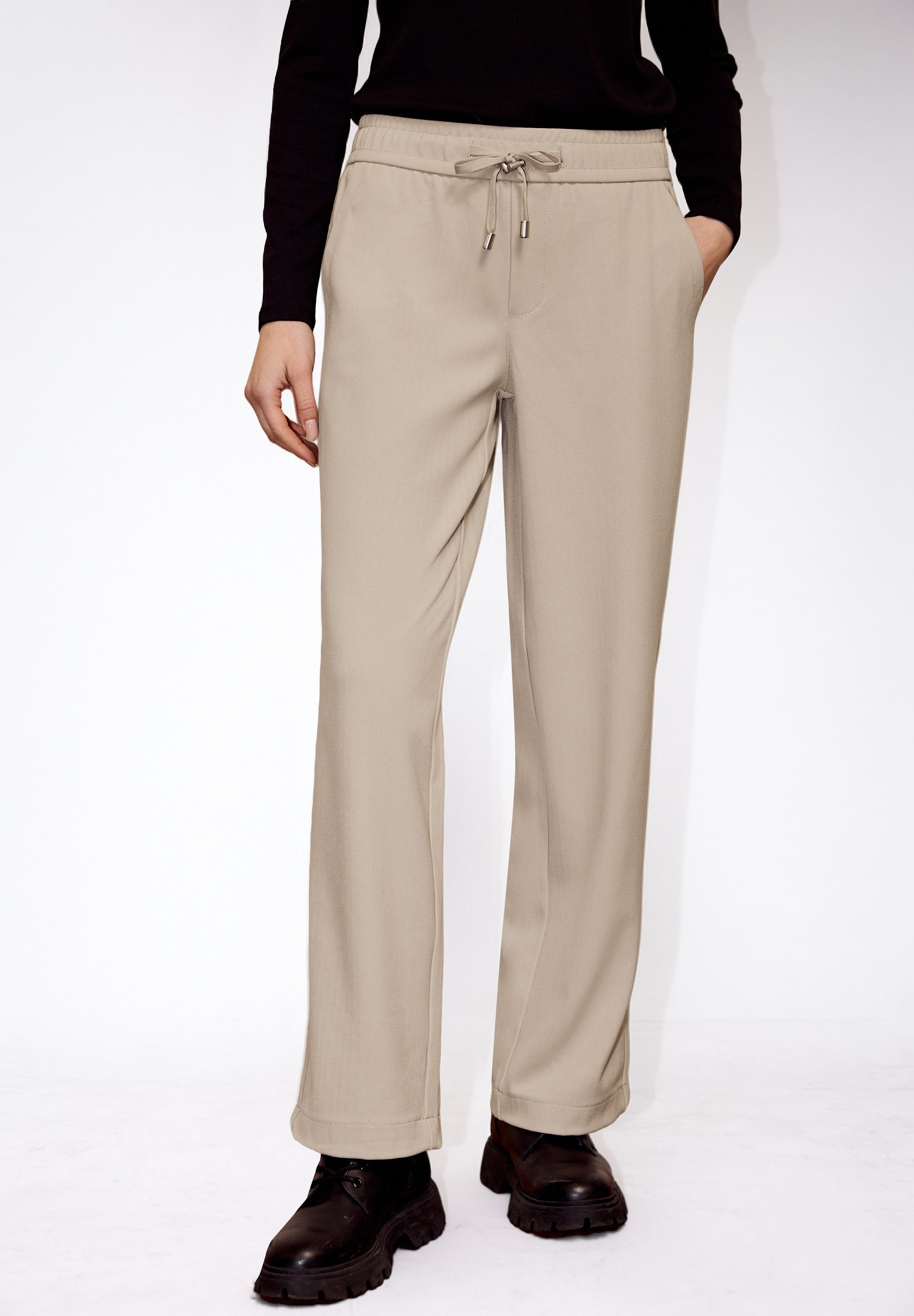 STREET ONE STUDIO Jogger Pants Middle Waist