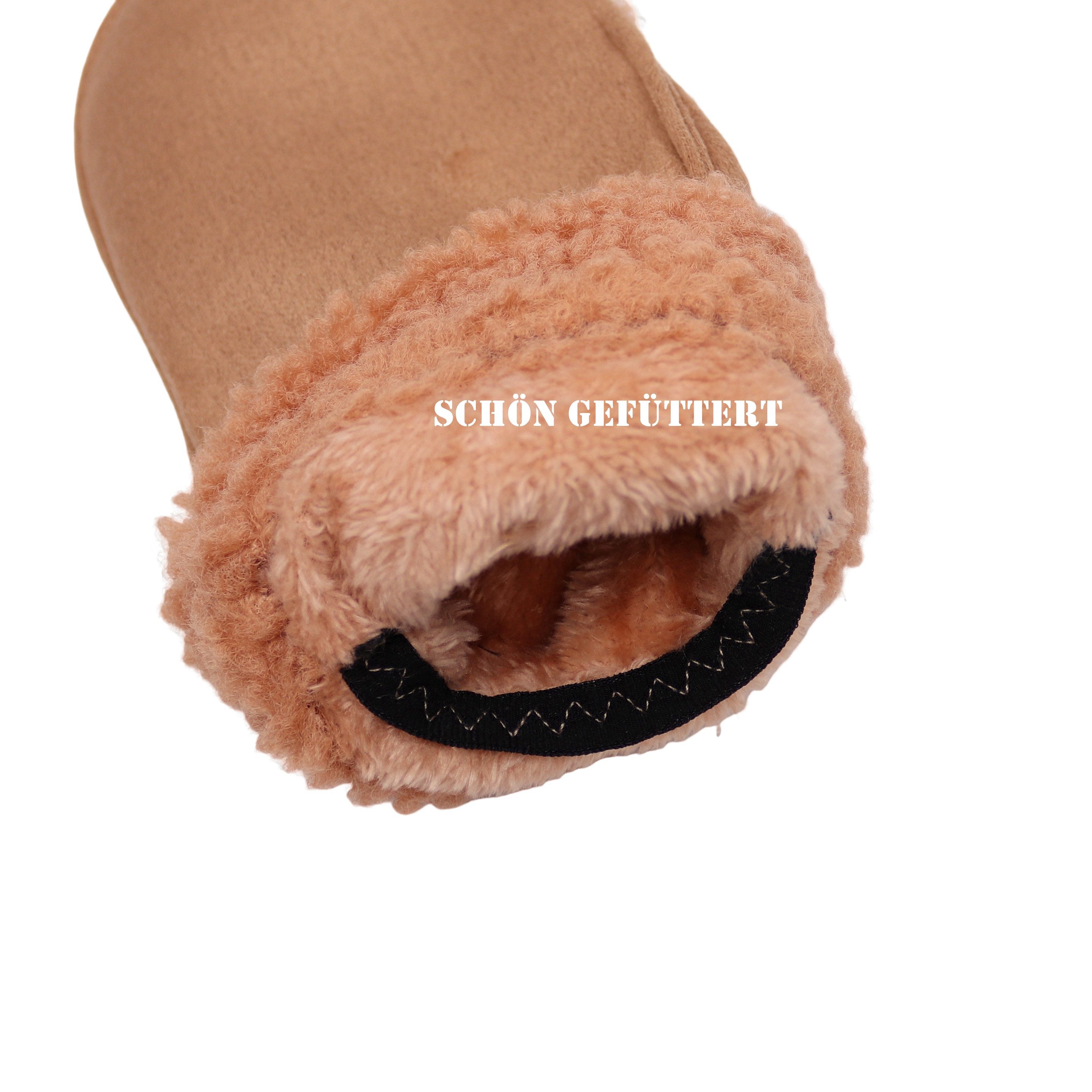 MIRROSI Thermohandschuhe Damen Handschuhe 2 in 1 mit klapppbare Manschette (Durch gefüttert) passt perfekt für Boots