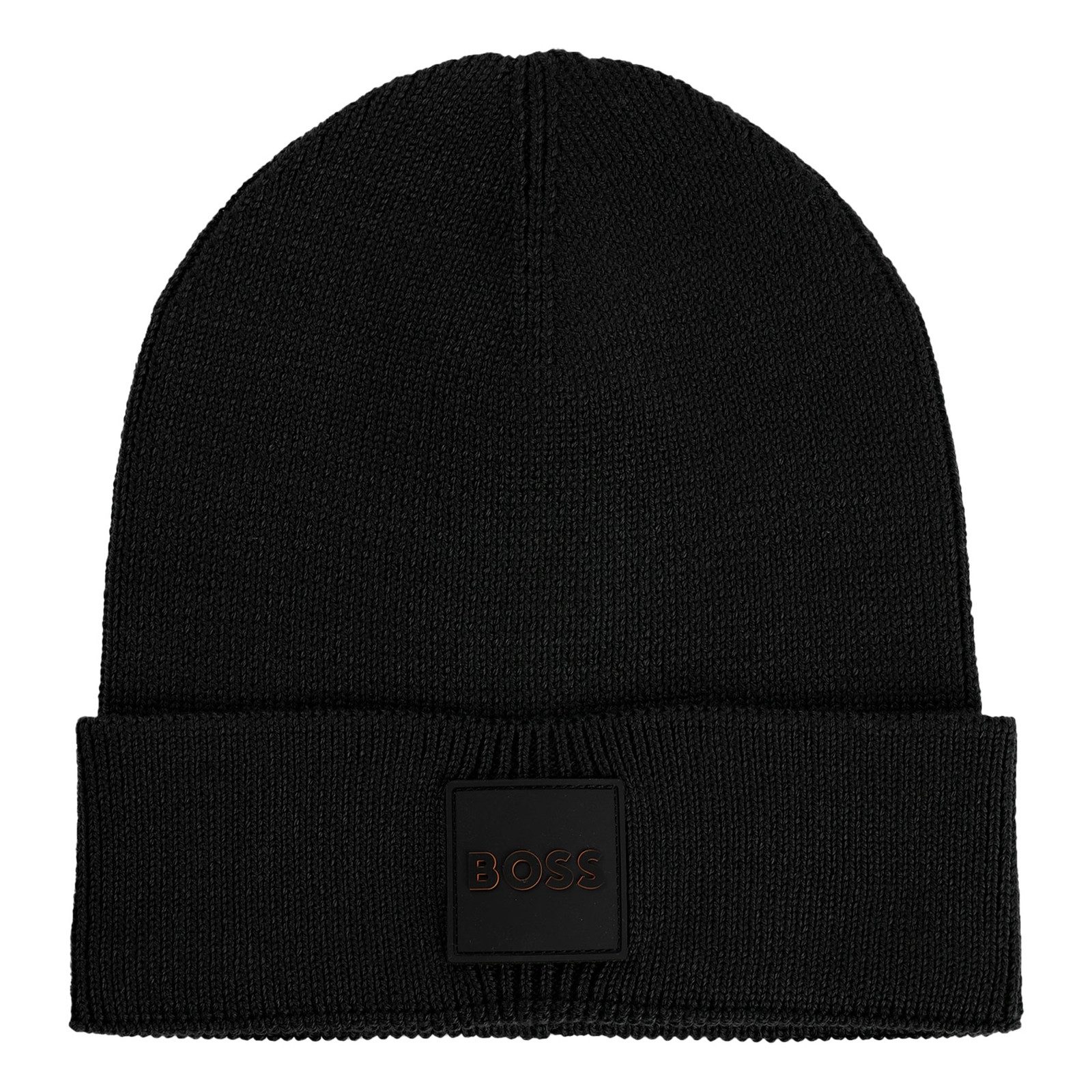 BOSS Strickmütze Foxxy_R_Hat mit aufgenähtem Logo günstig online kaufen