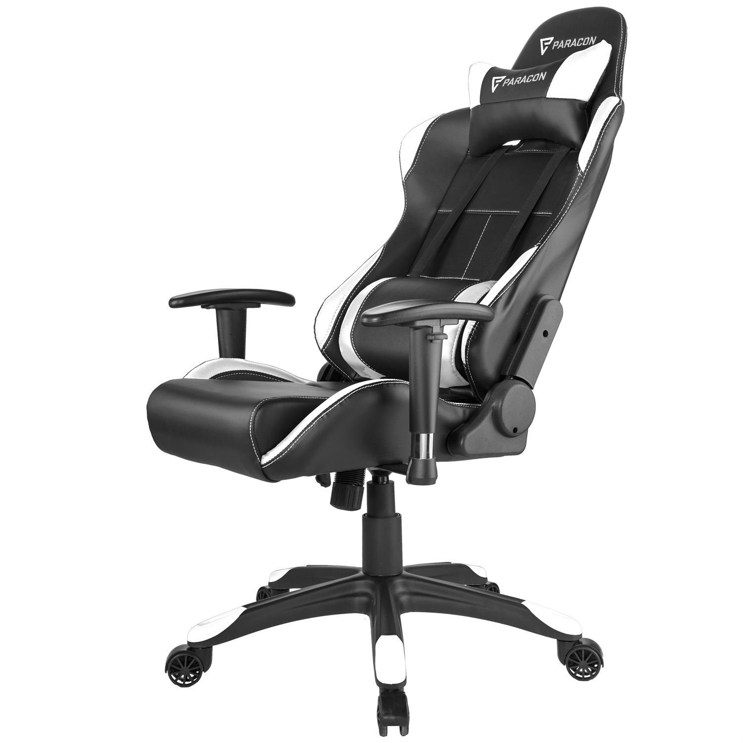 ebuy24 Gaming-Stuhl Paracon Rogue Gaming Nackenkissen Weiß und Stuhl inkl