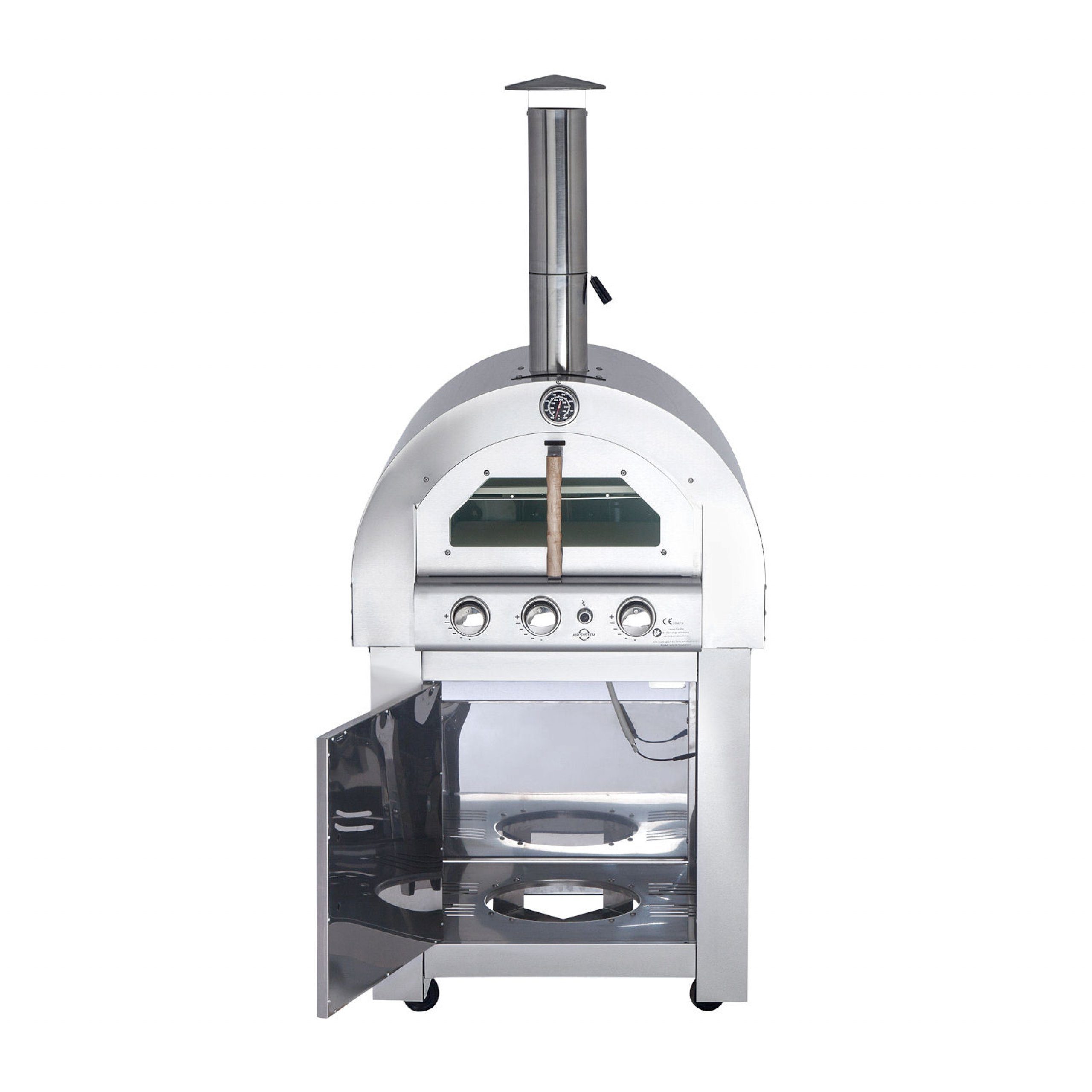 All Grill Gasgrill Allgrill Top-Line Gastronomie-Gas-Pizzaofen mit Air System und 2